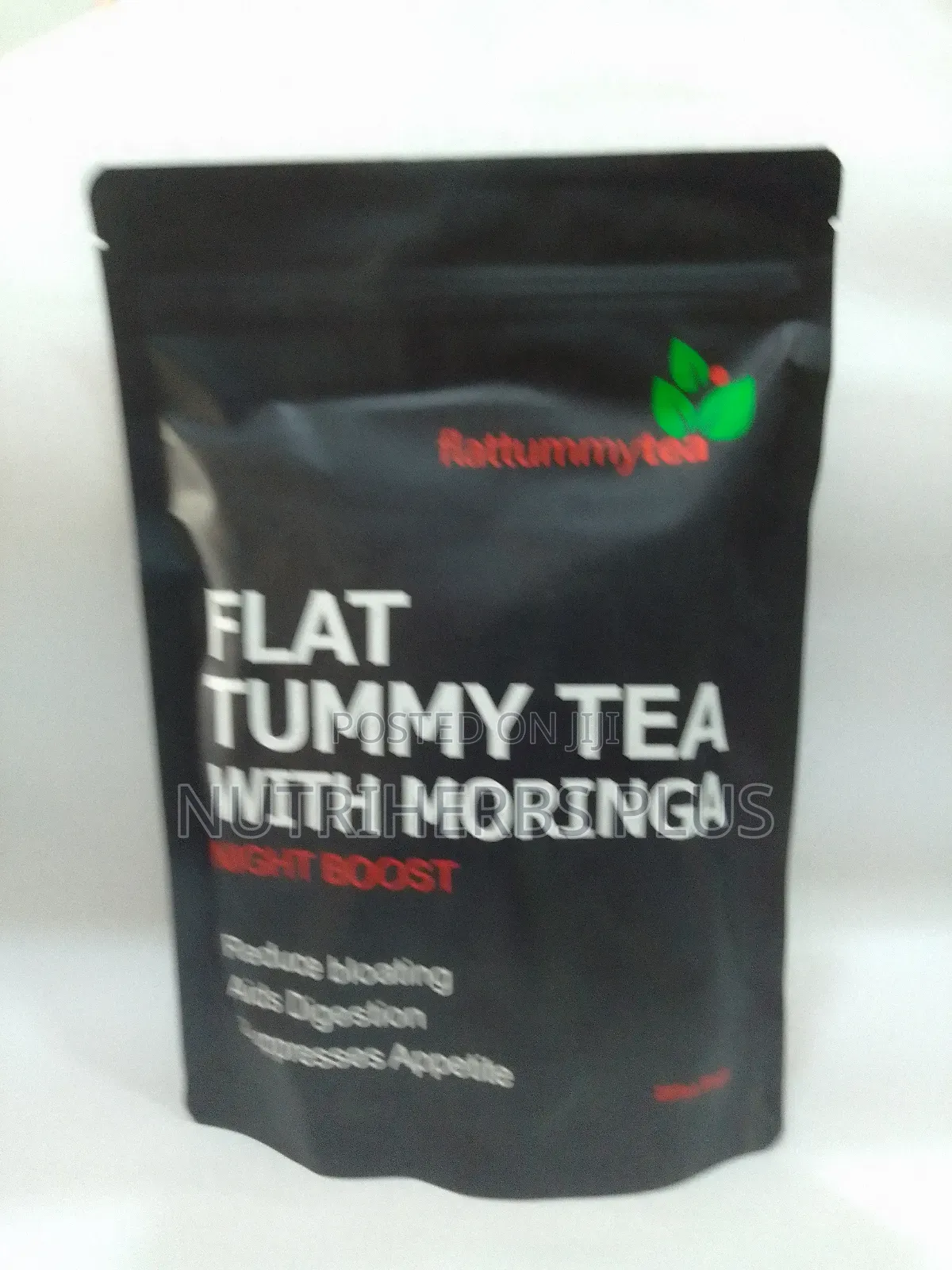 Wins Town Flat Tummy Tea With Moringa :For Weight Loss Detoxification