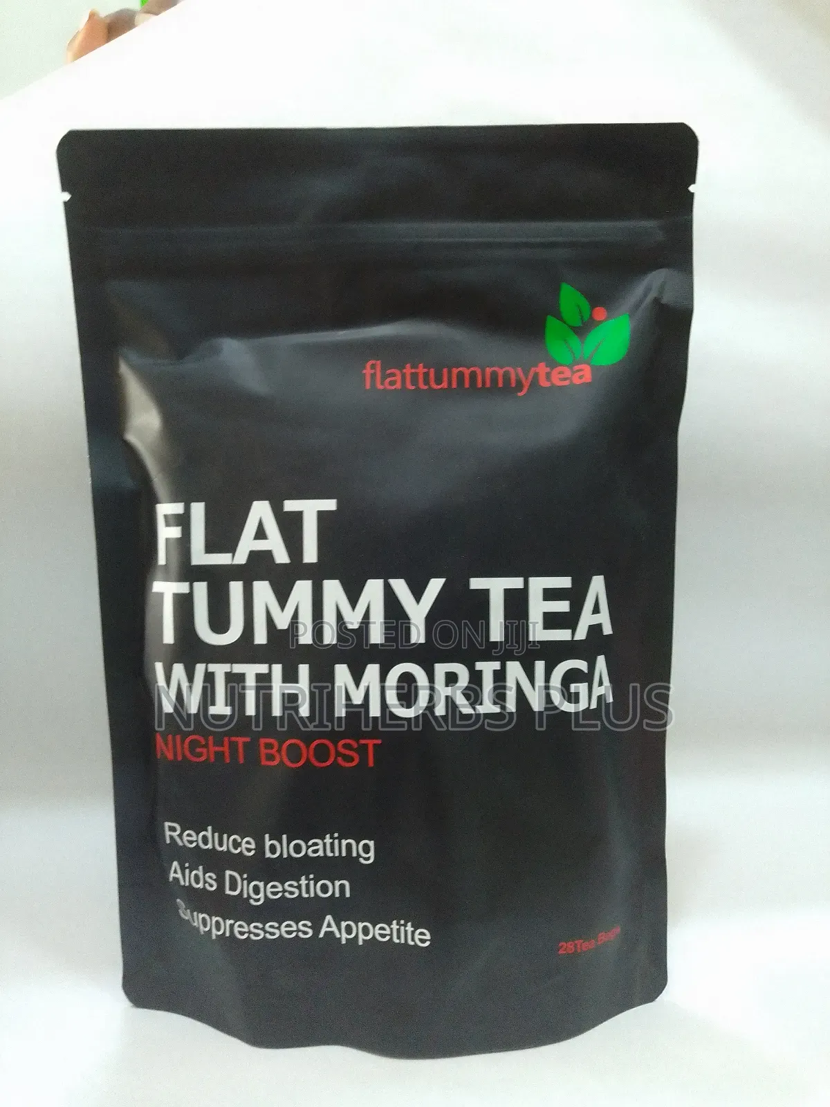 Wins Town Flat Tummy Tea With Moringa :For Weight Loss Detoxification