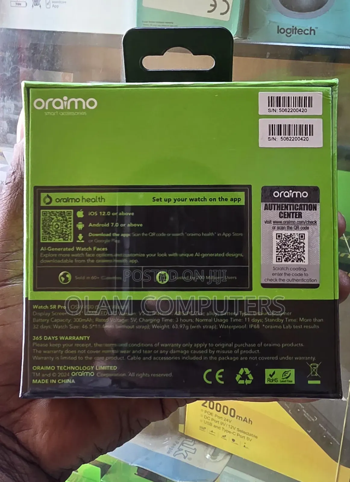 Oraimo Watch 5r Pro Otw-830