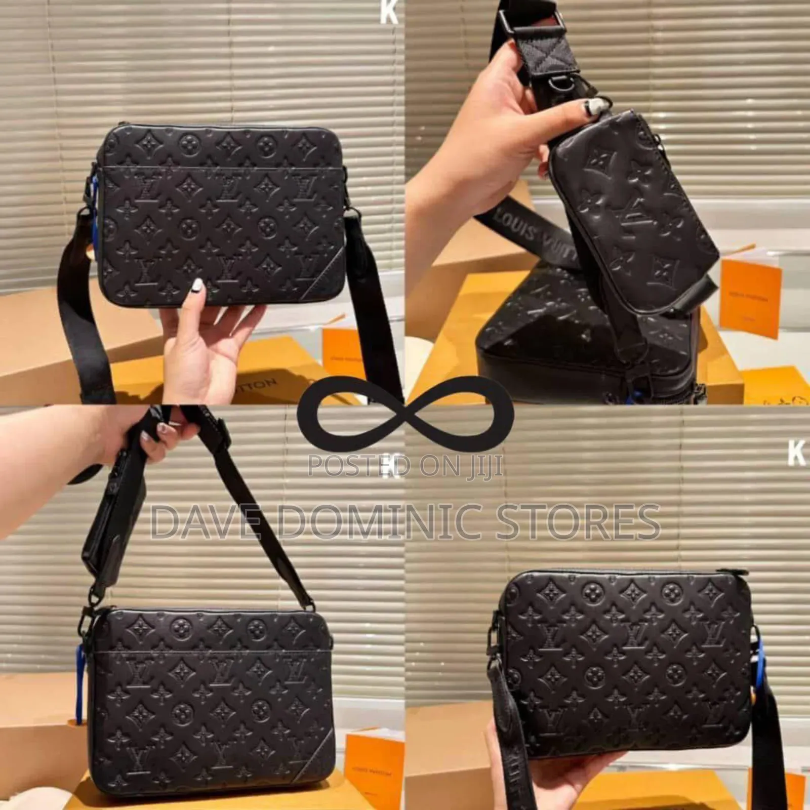 Quality Louis Vuitton Black Monogram Bag