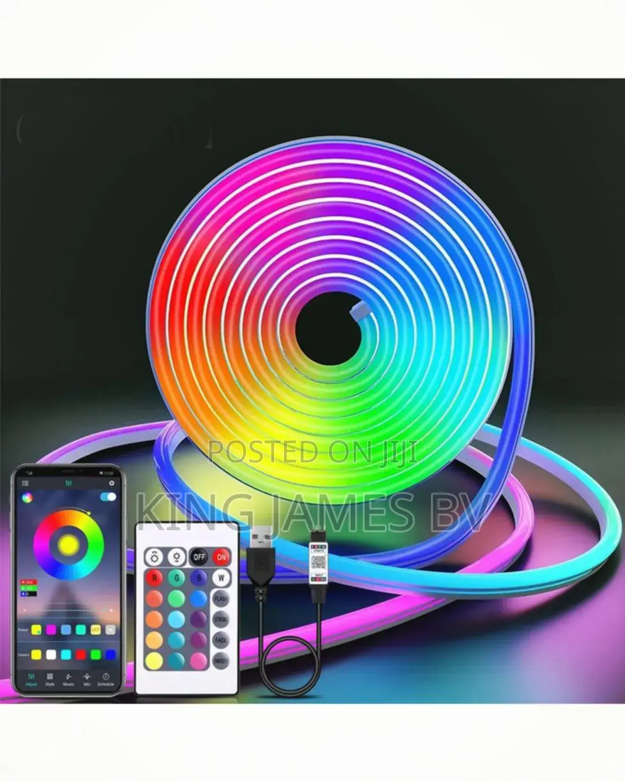 Running Neon Rope Light
