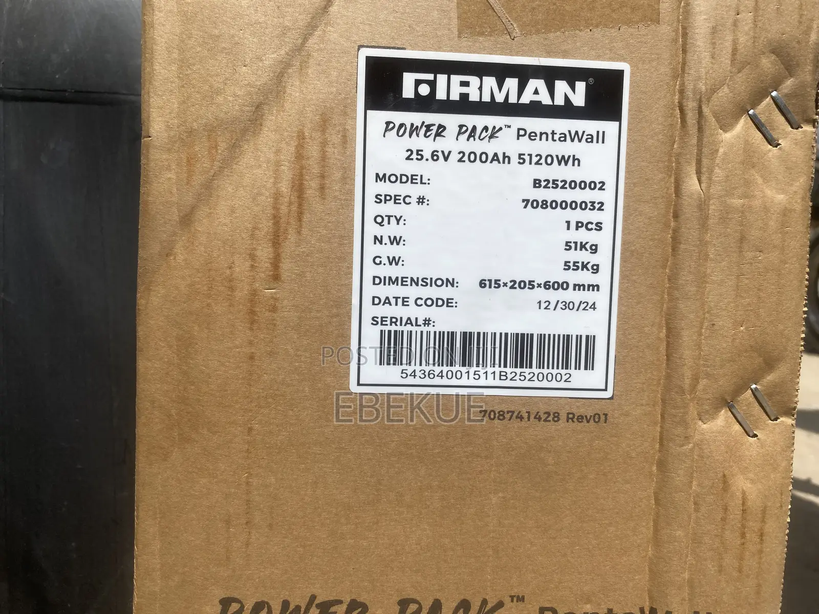 5kwh 24v Fireman Lithium Battery