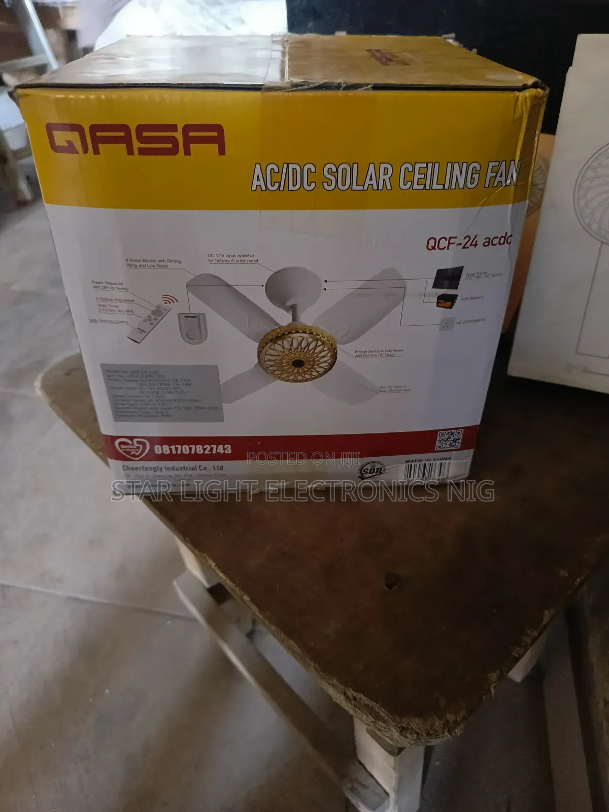 24 Inches Acdc Qasa Ceiling Fan