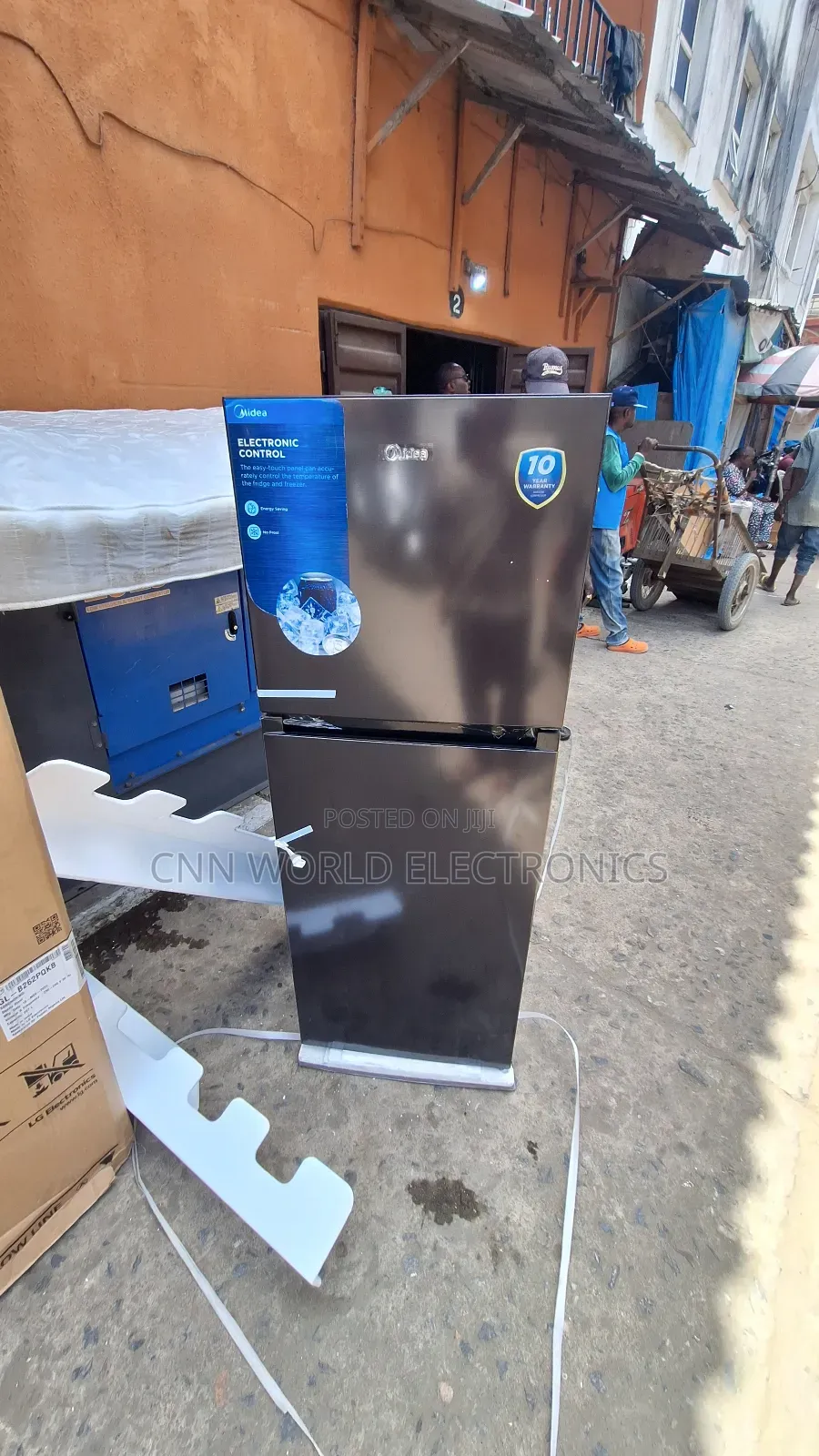 New Midea 236l Inverter Double Door Fridge Energy Saving Warranty