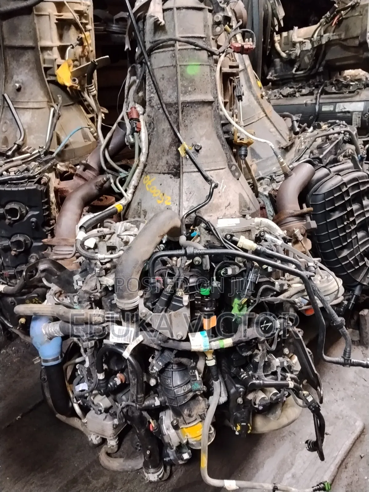 Engine and Gearbox Ford F150 2017 Model 2.7 Liters V6