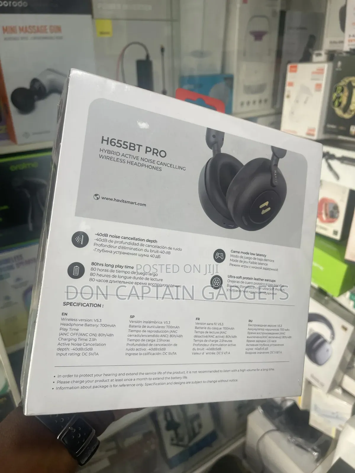 Havit H655bt Pro Hybrid Active Noise Cancelling Wireless