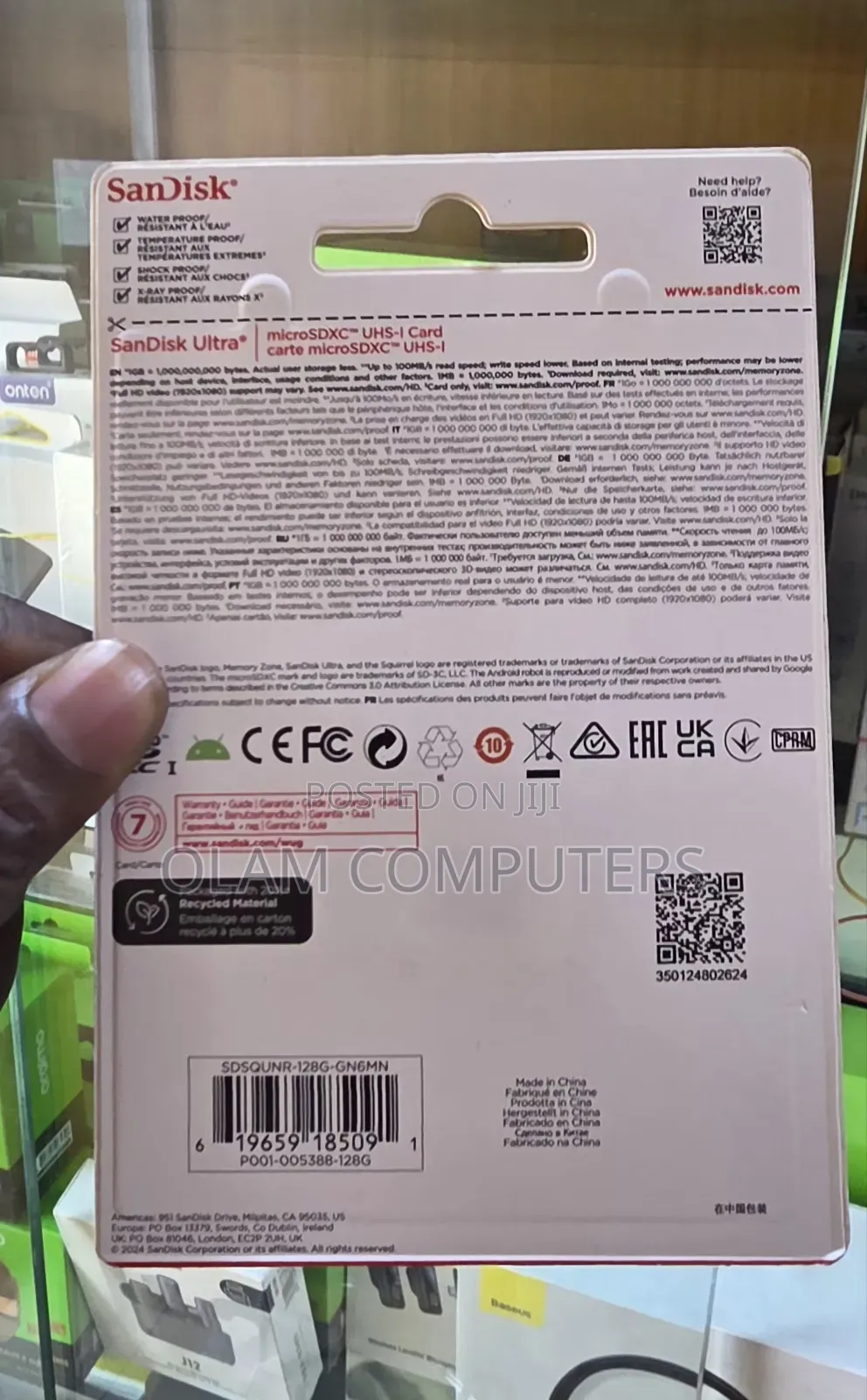 Sandisk Ultra 128gb Sd Card