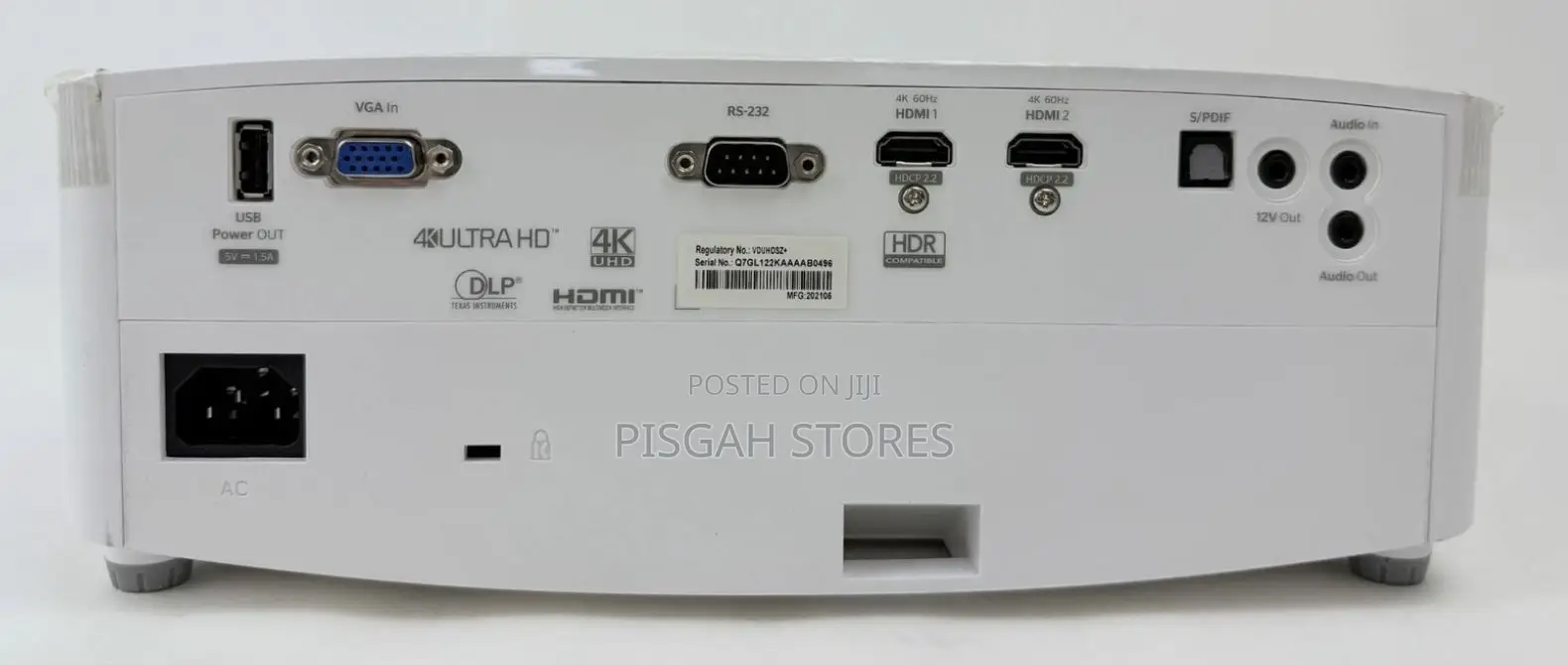 Optoma Uhd 380x 4000 Lumen Projector.