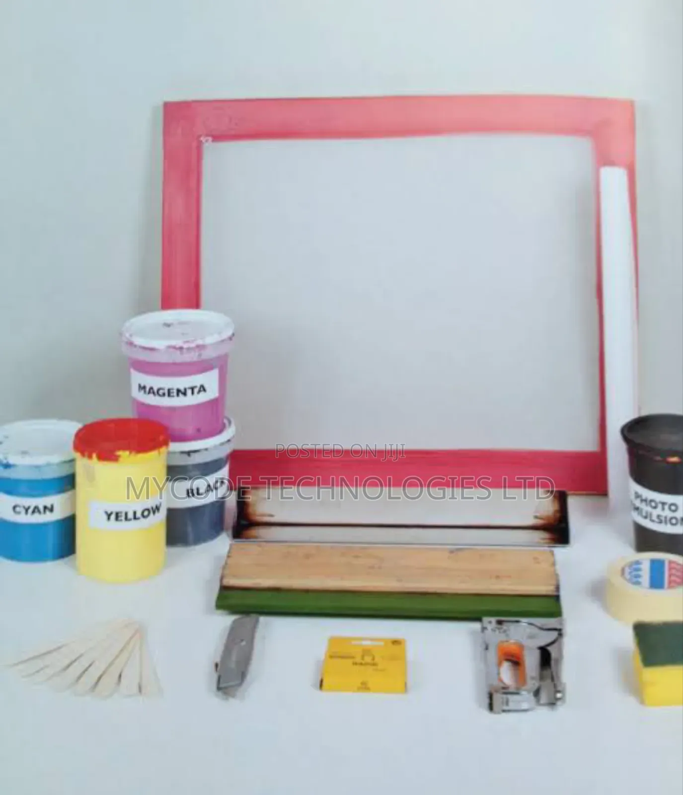 Screen Printing Supplies | Ink | Mesh | Squeegee | Frame