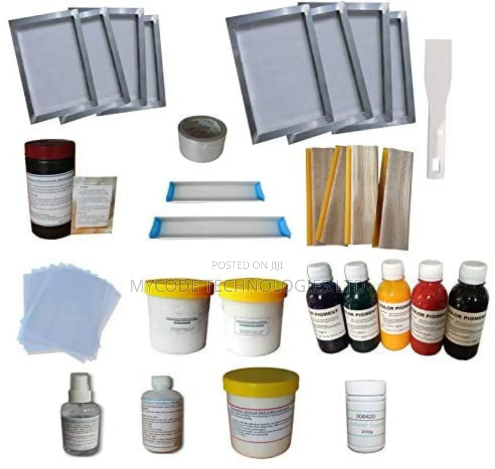 Screen Printing Supplies | Ink | Mesh | Squeegee | Frame