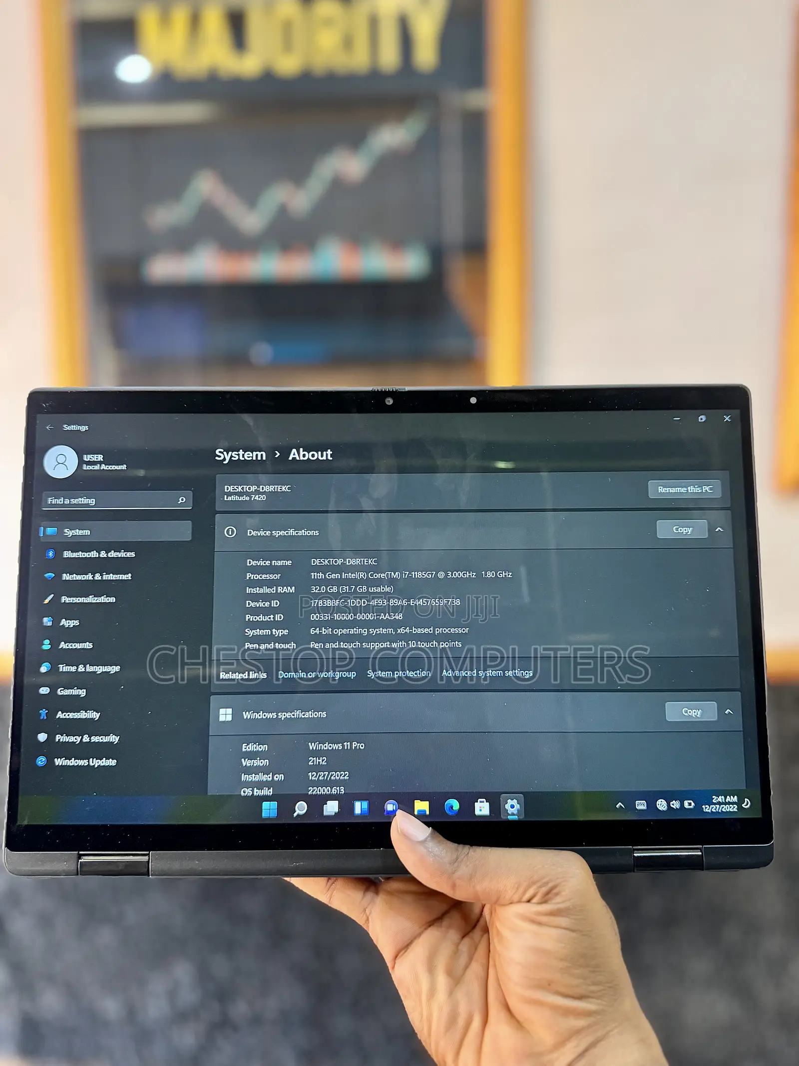 Laptop Dell Latitude 7420 32GB Intel Core i7 SSD 512GB