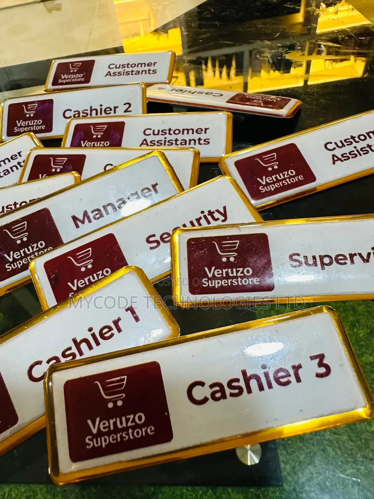 Custom Name Tag | Name Badge | School Crest | Id Badge Print