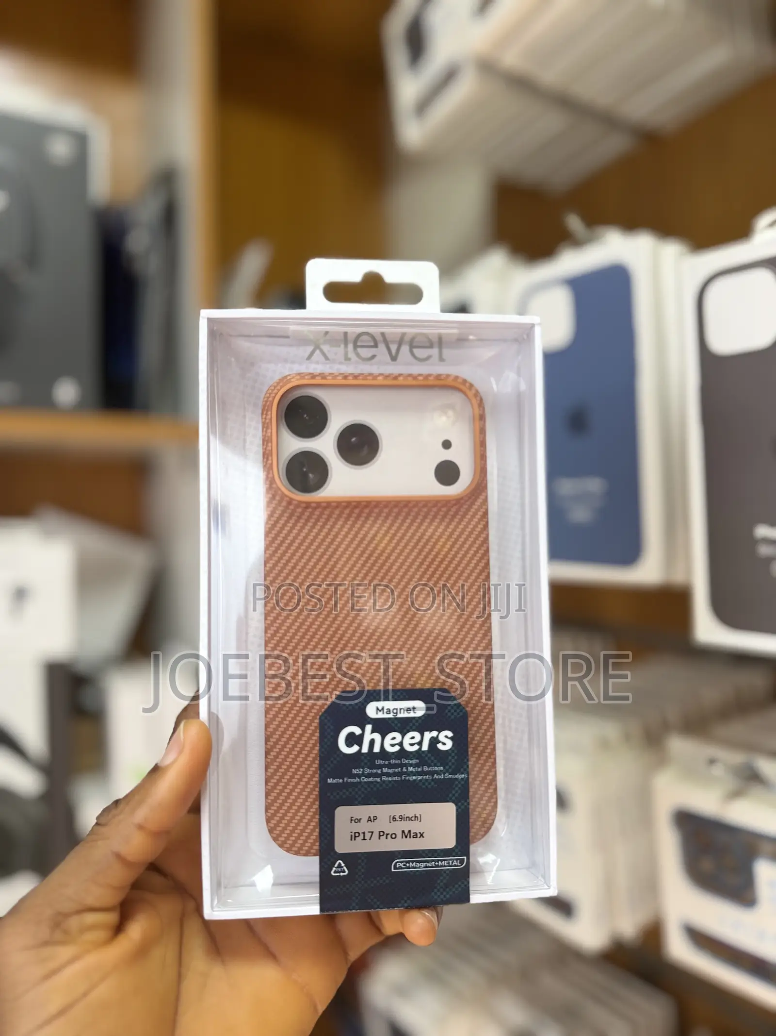 X-Level Cheers Sides Cut Ultra Thin Magsafe Case - 17 Pro Max Barely