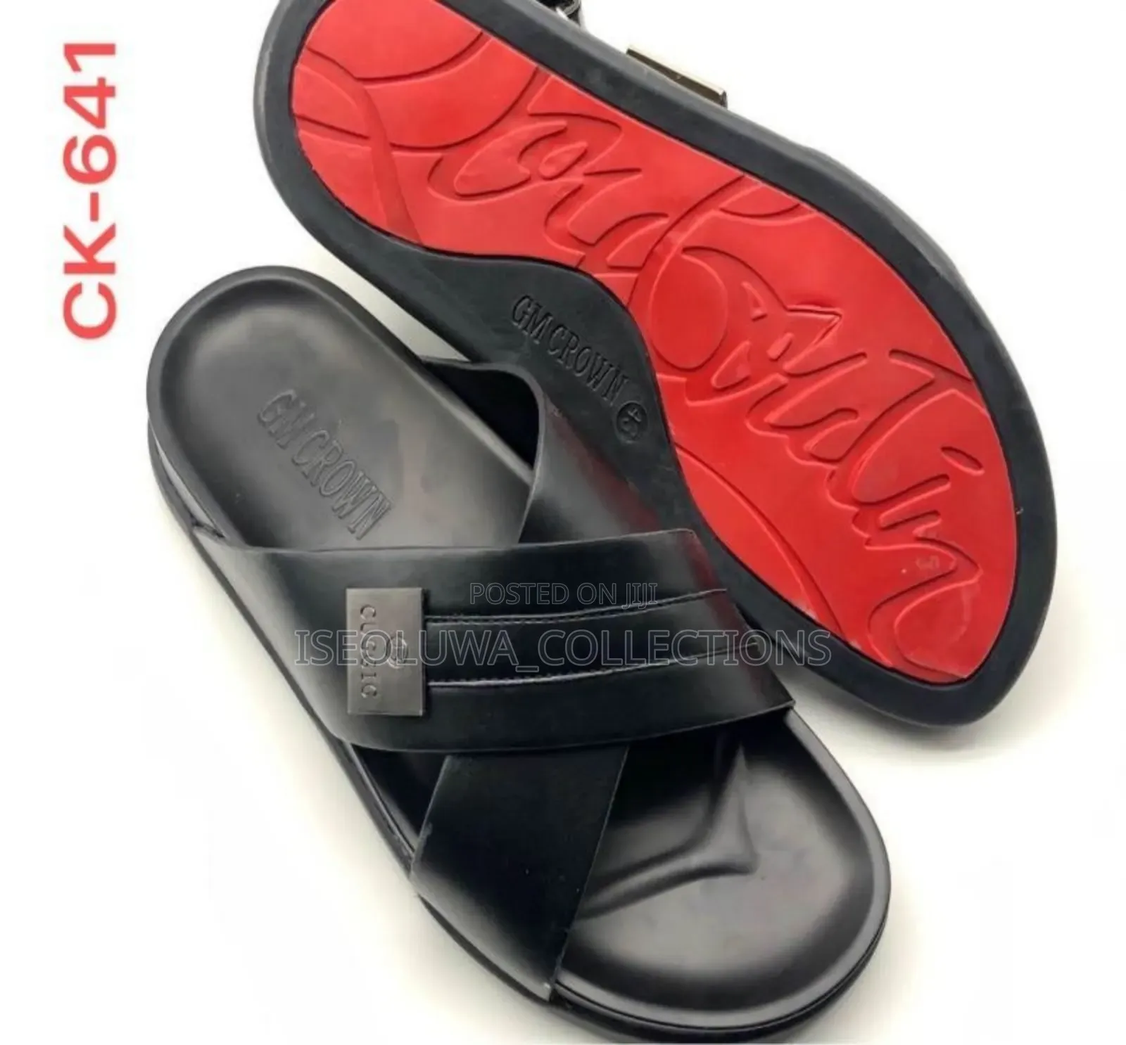Luxury Men’S Cross Strap Slides – Premium Black Casual Slippers
