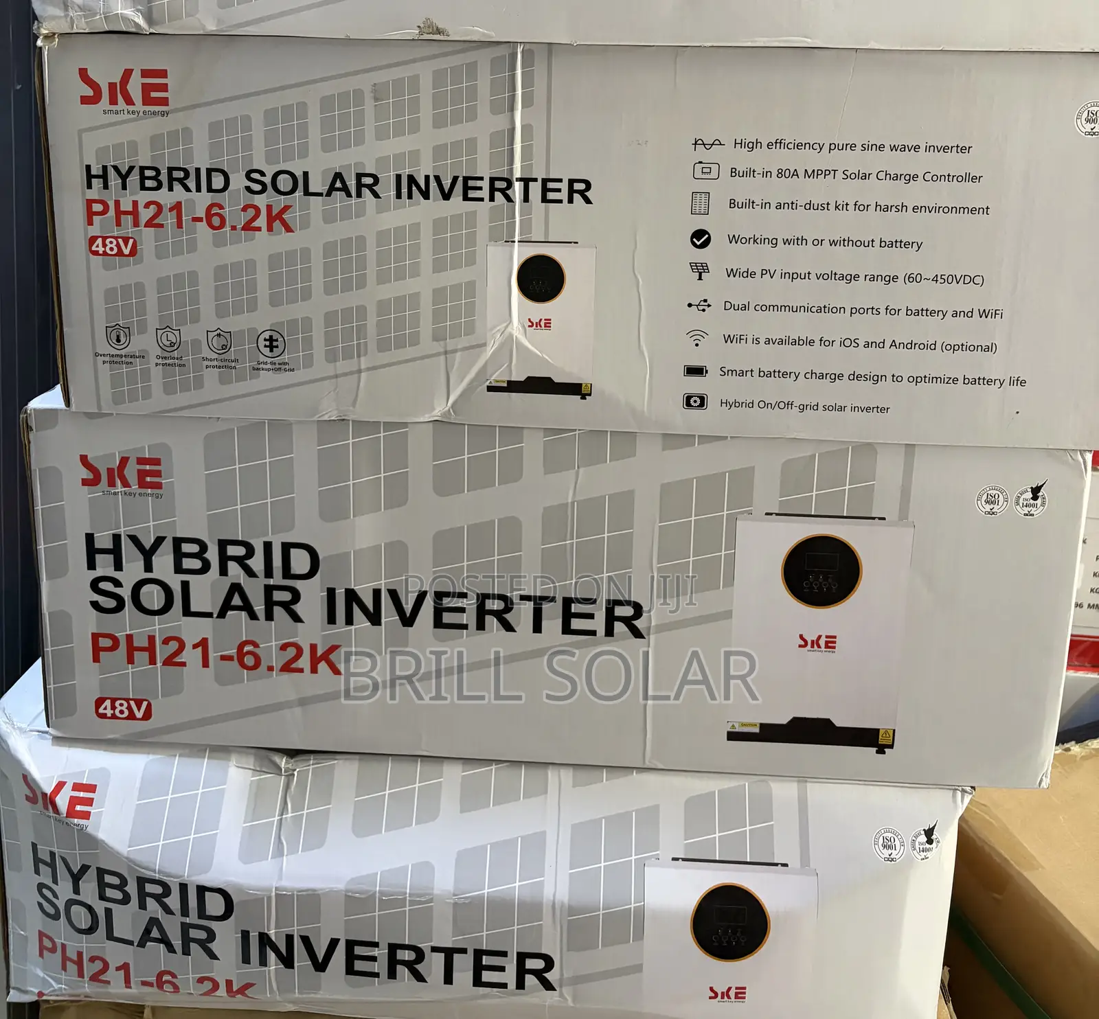 6.2kva-48v Ske Pure Sine Wave Hybrid Inverter