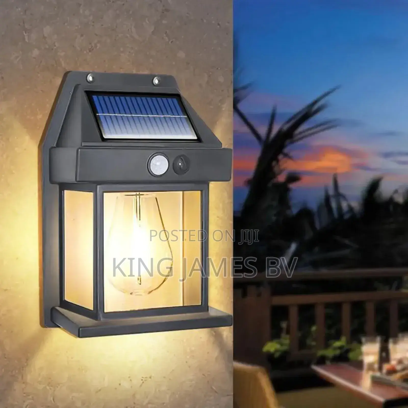 Solar Filament Wall Light