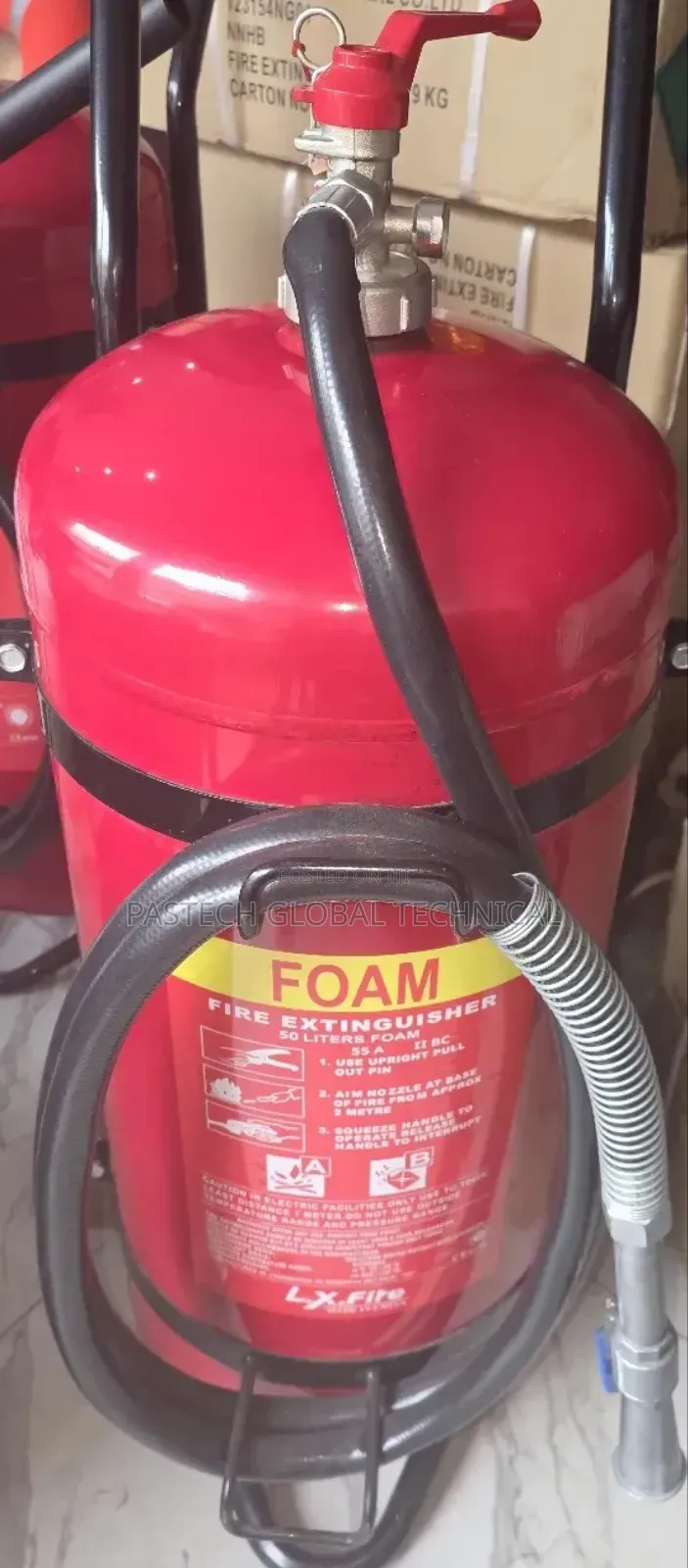 50-liter Mobile Foam Fire Extinguisher