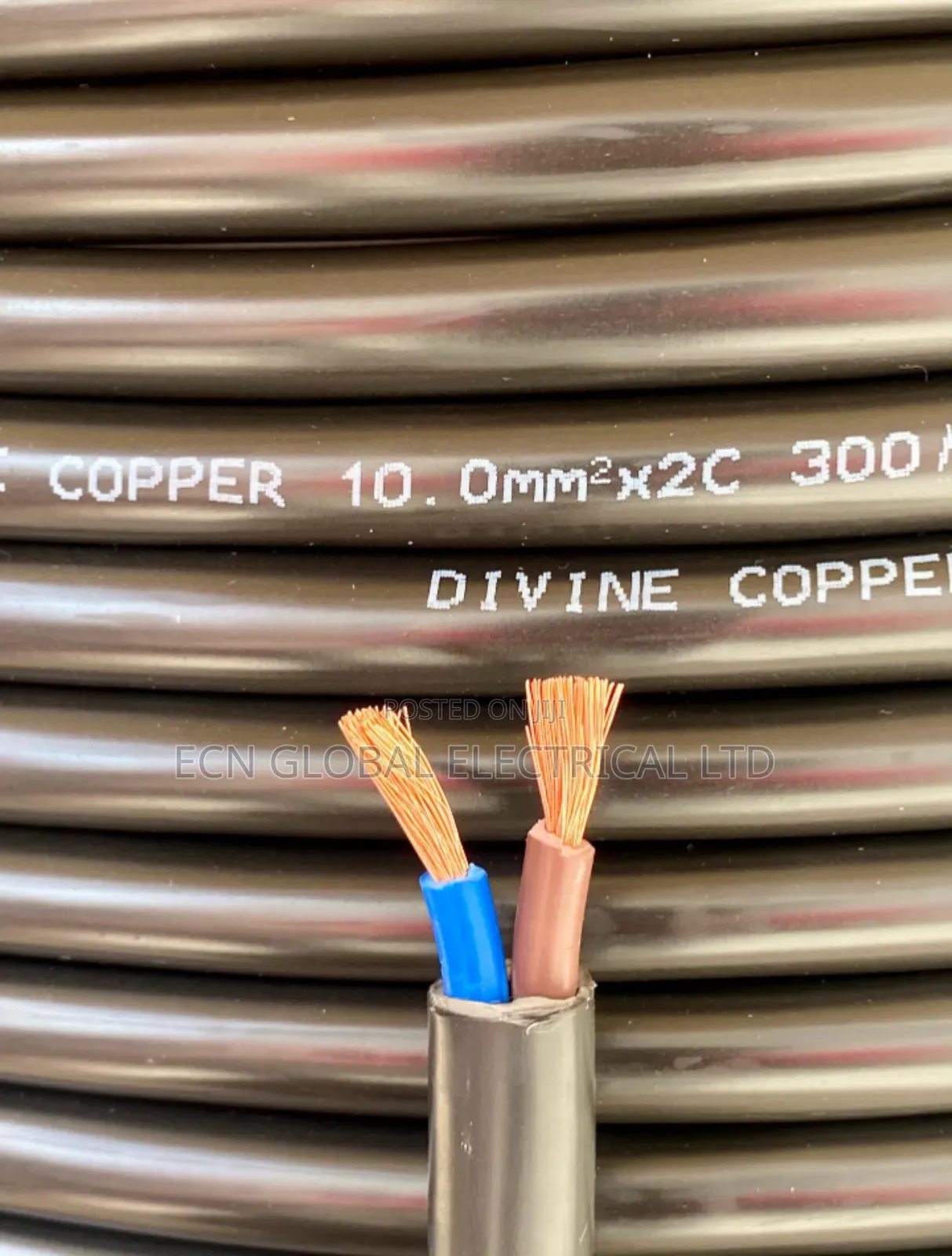 10mm2 × 2c Dc Flexible Copper Battery Cable – Silicone Insulated