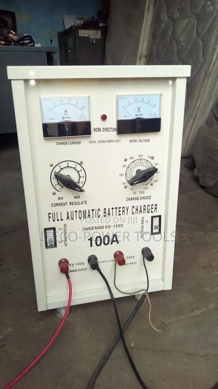 Heavy-Duty Industrial Battery Charger, Specifically a 100a Automatic
