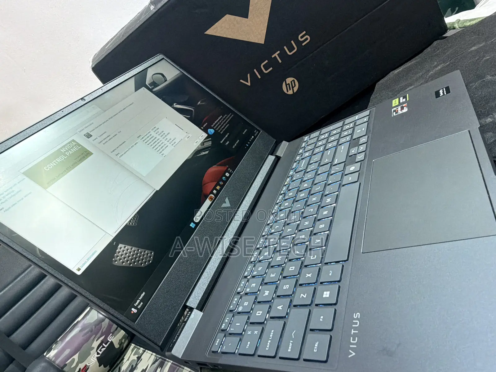 New Laptop HP Victus 15 16GB AMD Ryzen 7 SSD 512GB