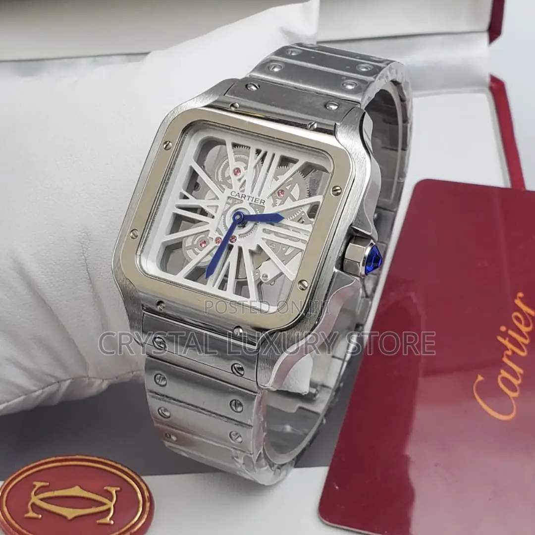 Cartier Quality Luxury Men Automatic Engine Wristwatch