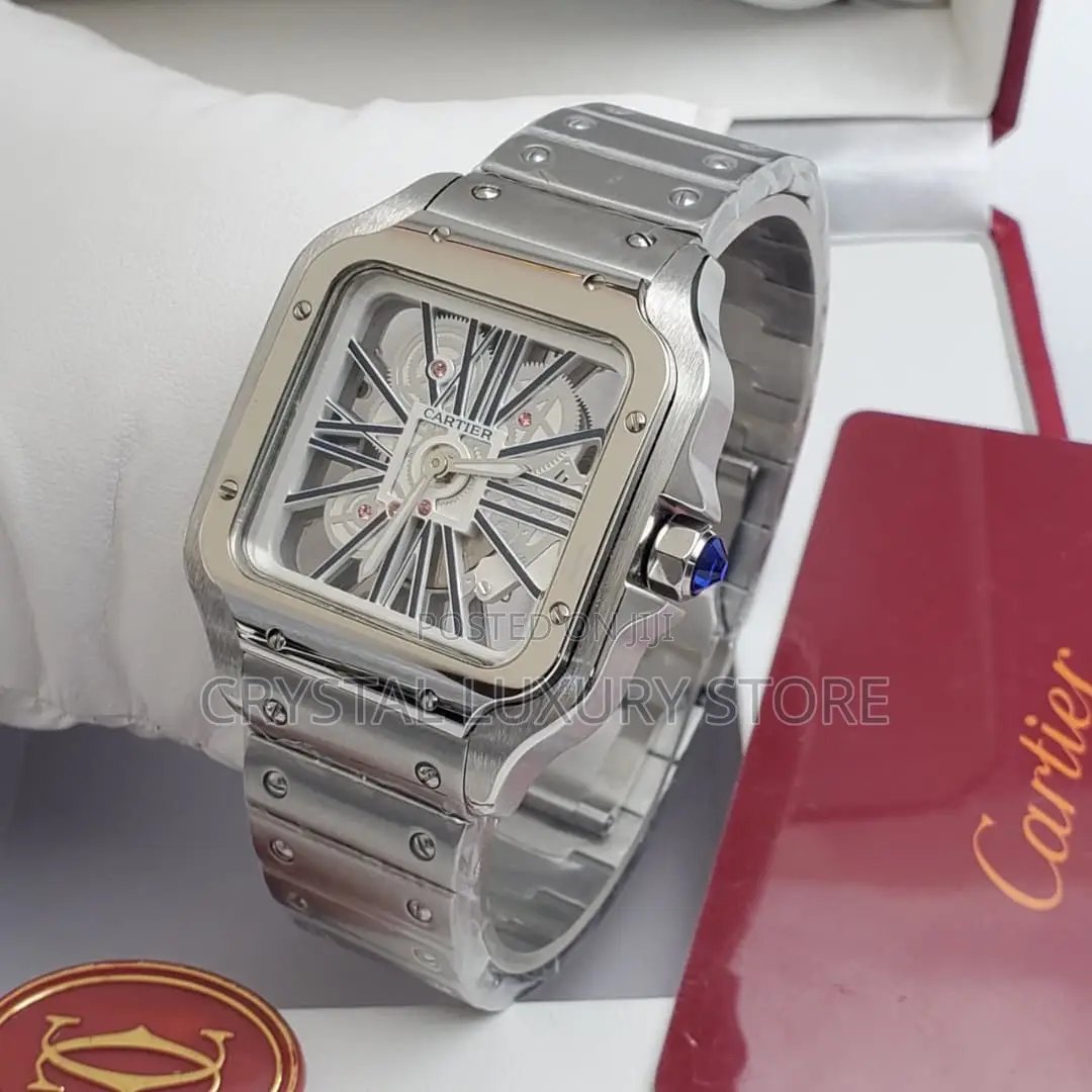 Cartier Quality Luxury Men Automatic Engine Wristwatch