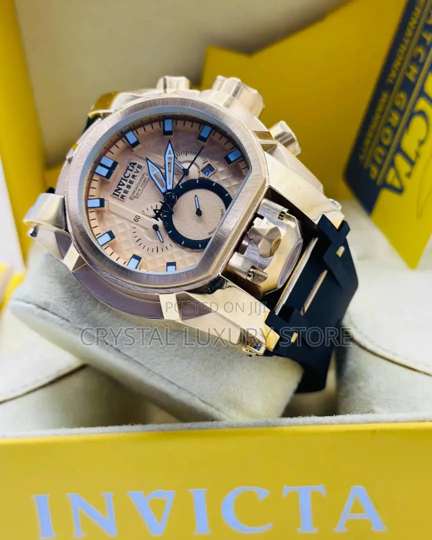 Invicta Quality Luxury Men Automatic Engine Wristwatch