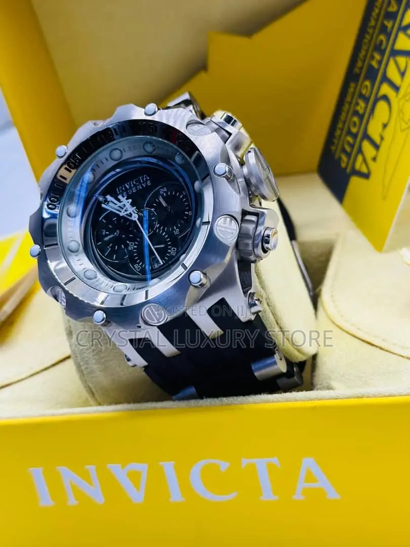 Invicta Quality Luxury Men Automatic Engine Wristwatch
