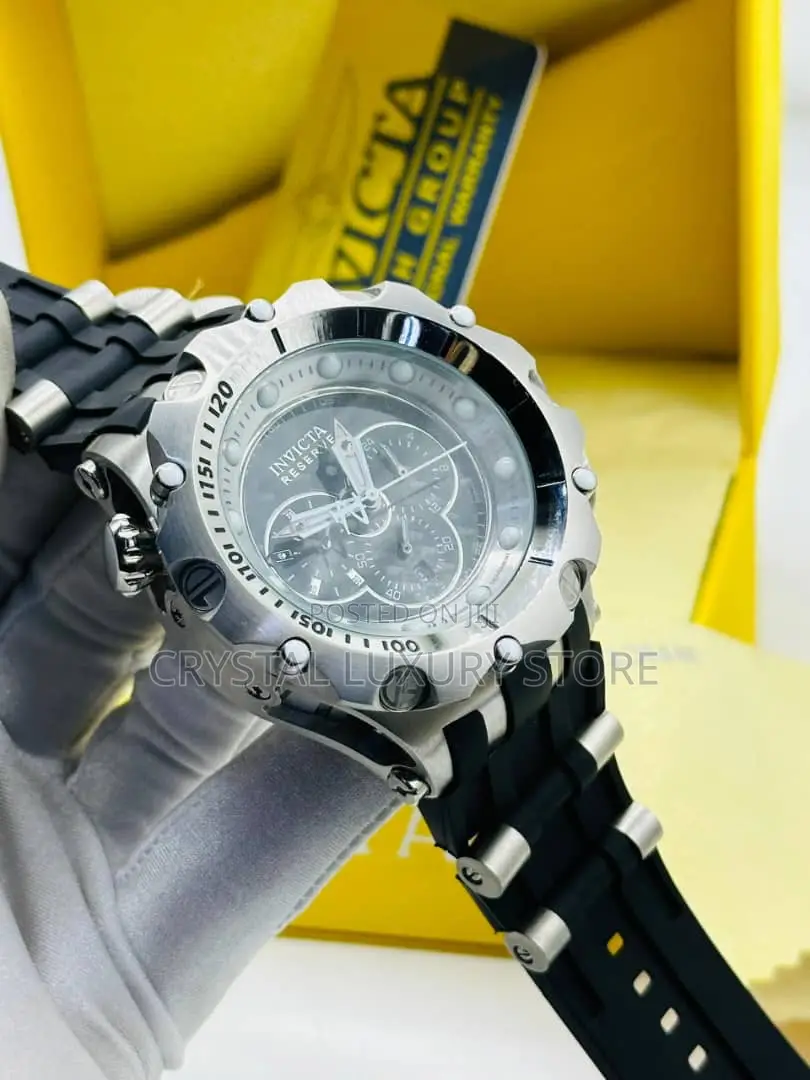 Invicta Quality Luxury Men Automatic Engine Wristwatch