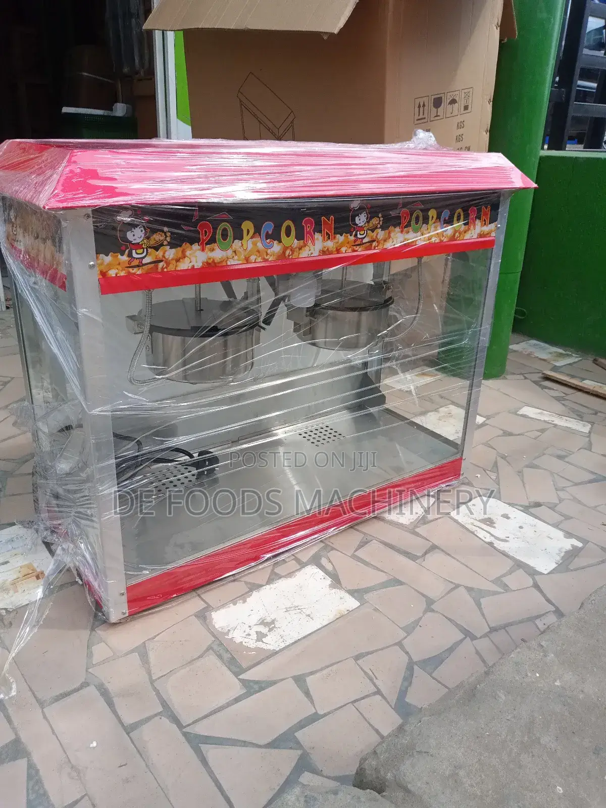 Double Popcorn Machine