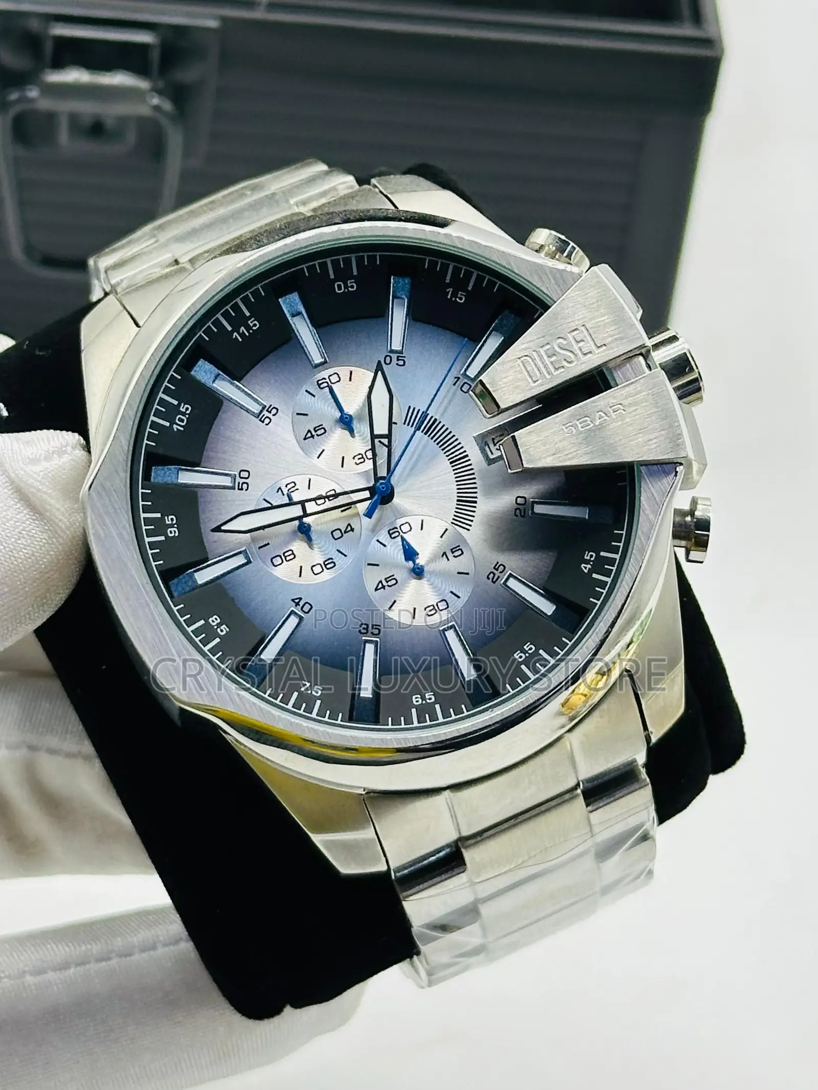 Diesel Quality Luxury Men Automatic Engine Wristwatch