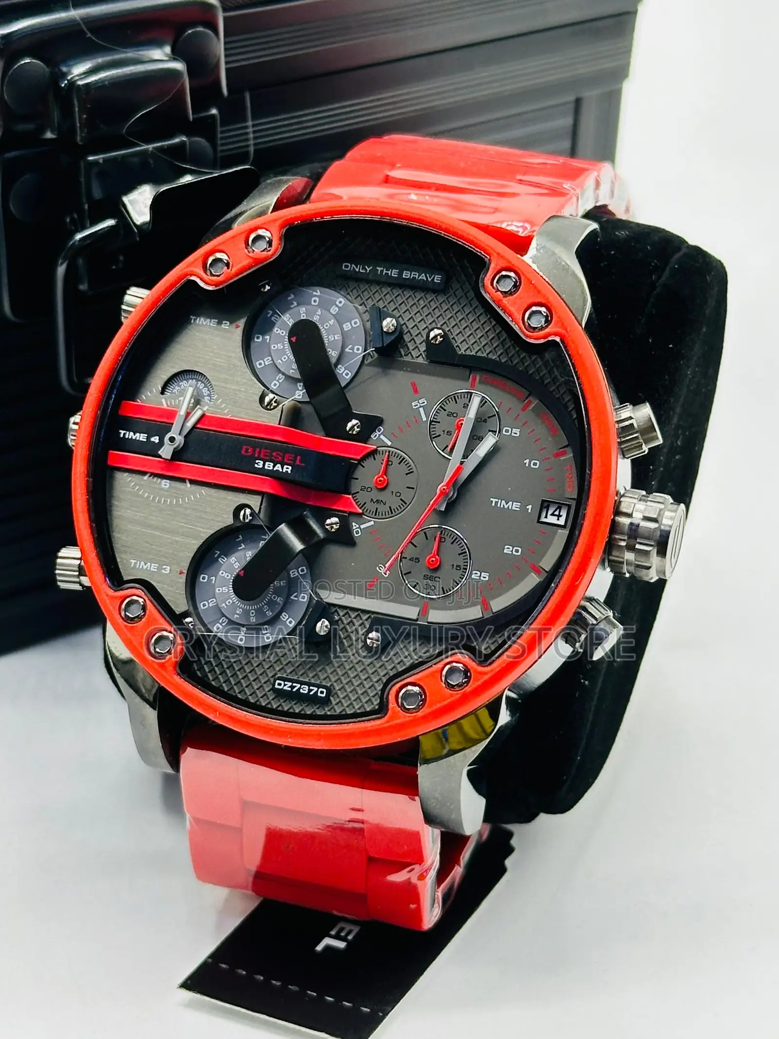 Diesel Quality Luxury Men Automatic Engine Wristwatch