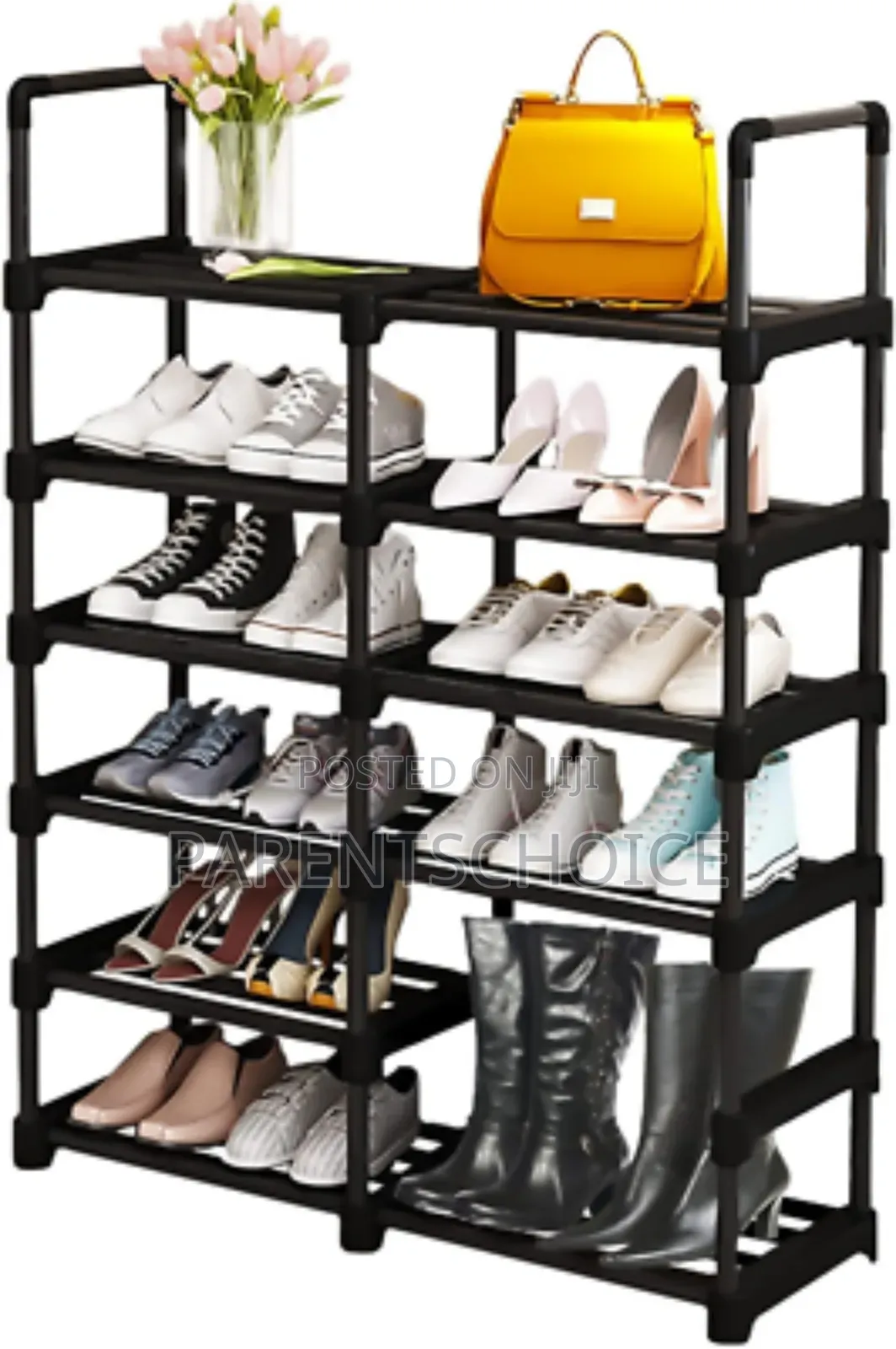 6layer Double Shoe Rack