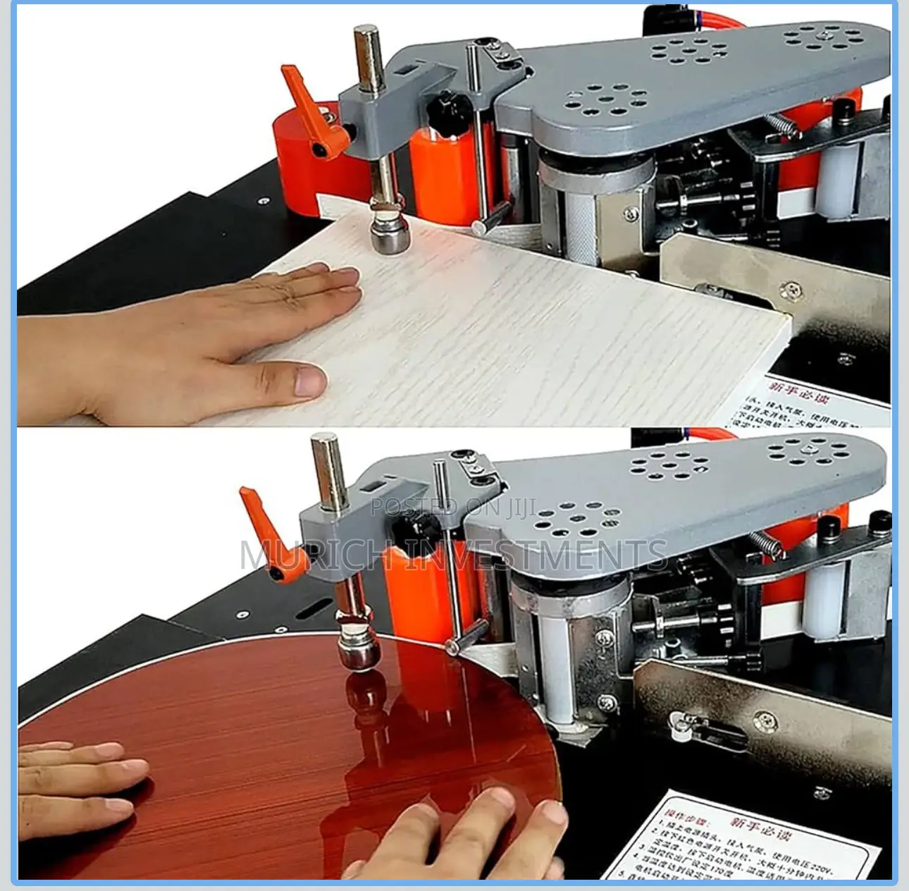 Woodworking Portable Edge Bander Banding Machine Double Side Gluing