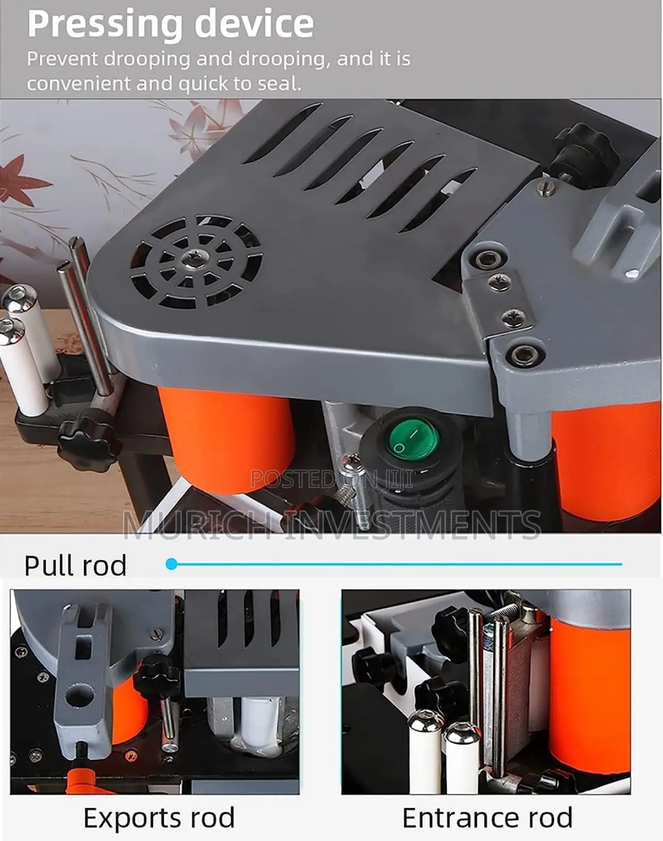 Woodworking Portable Edge Bander Banding Machine Double Side Gluing