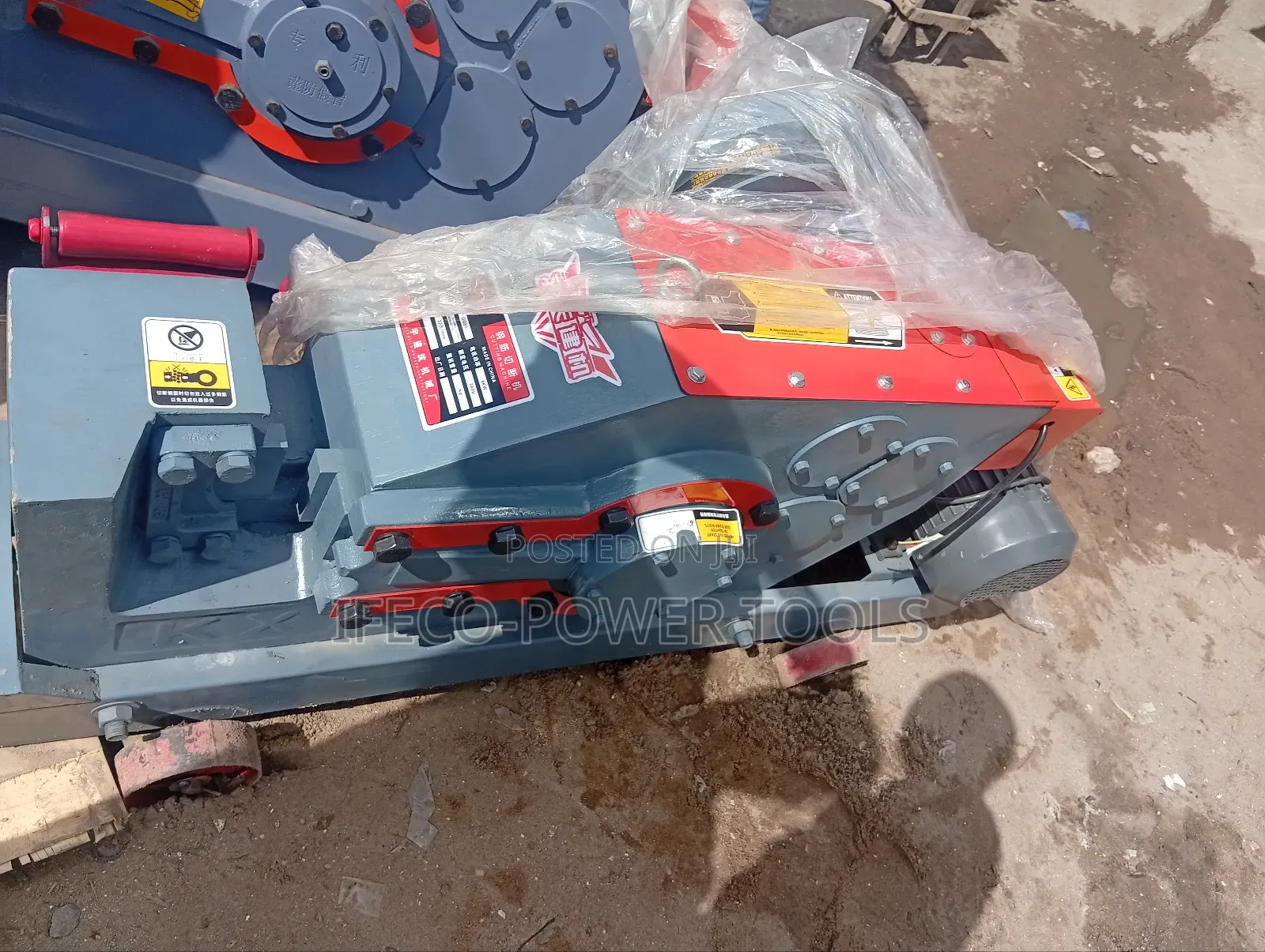 Heavy-Duty Steel Bar Cutter, Specifically 50mm Rod Cutting Machine.