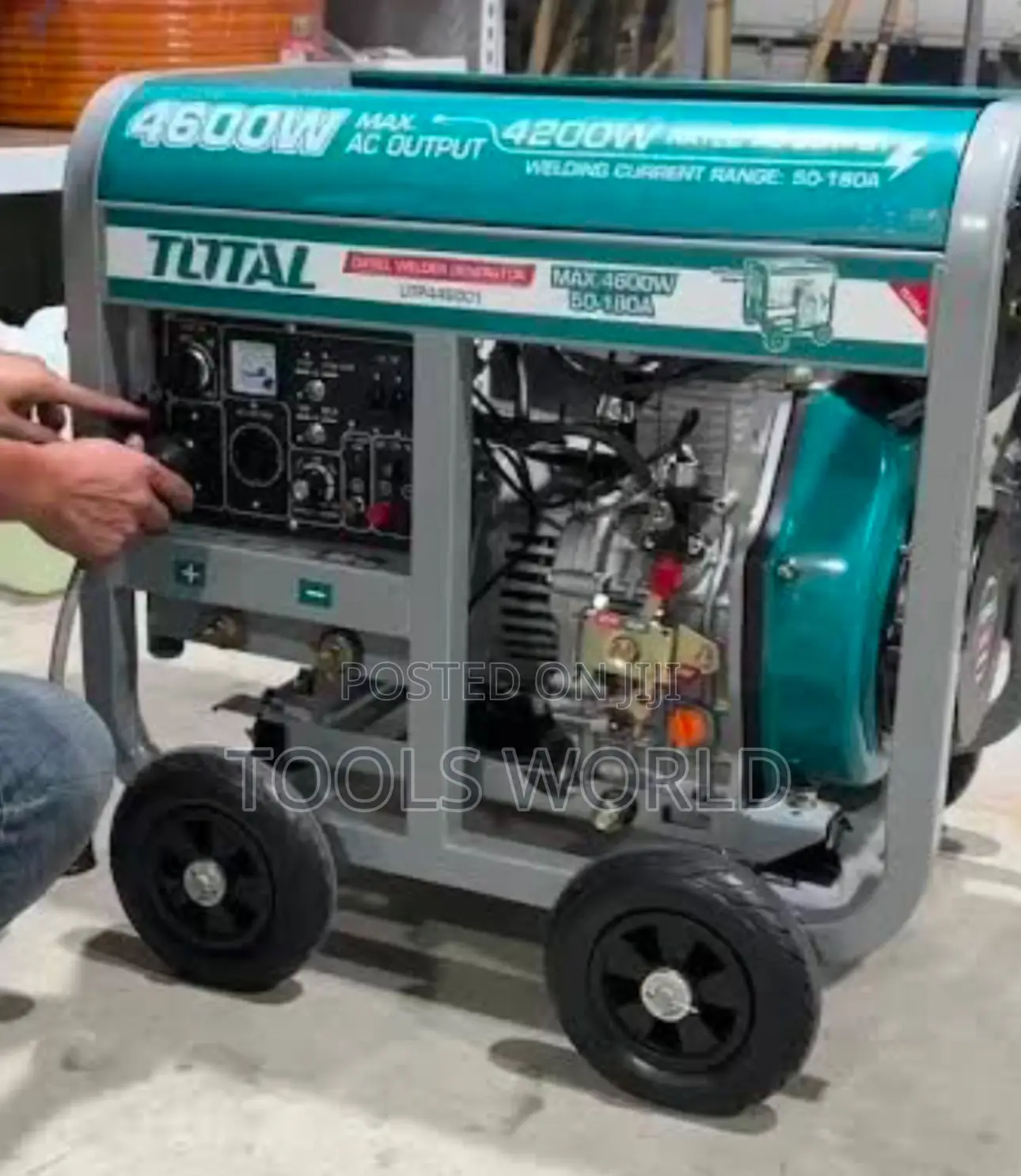Total Diesel Generator and Welder 4600w / 50-180a (Tp446001)