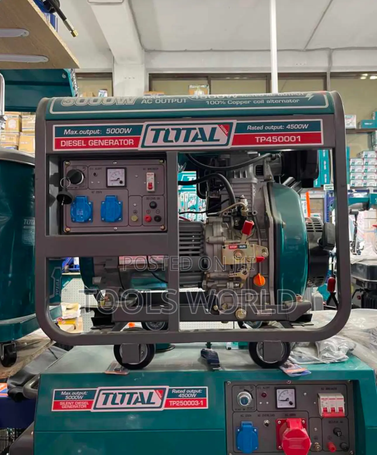 Total Diesel Generator and Welder 4600w / 50-180a (Tp446001)
