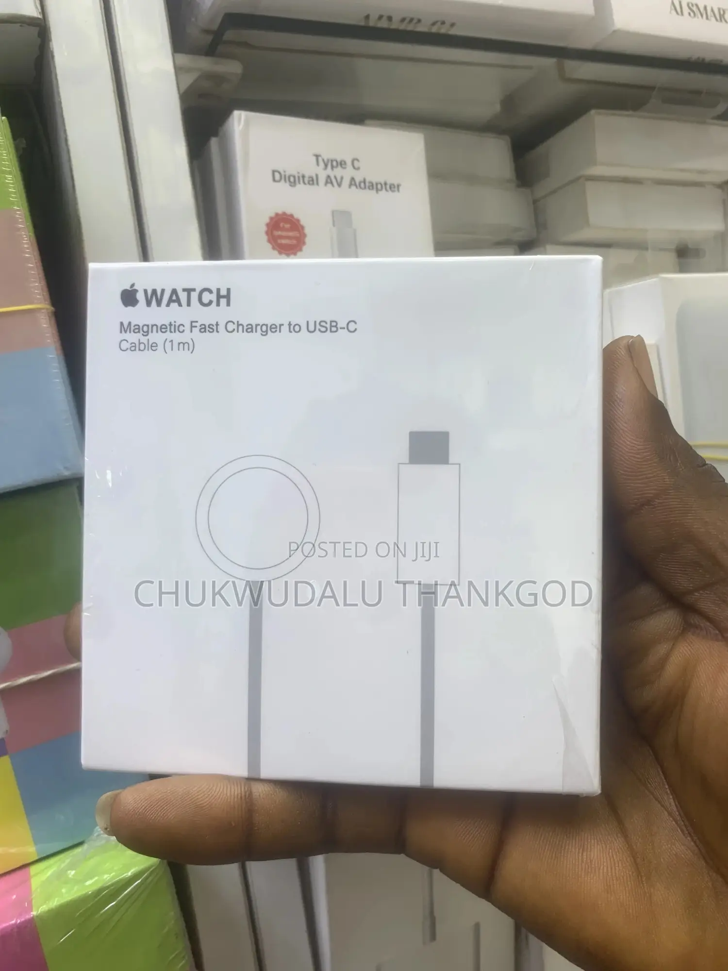 Apple Watch Magnetic Fast Charger to Usb-C Cable (1m)