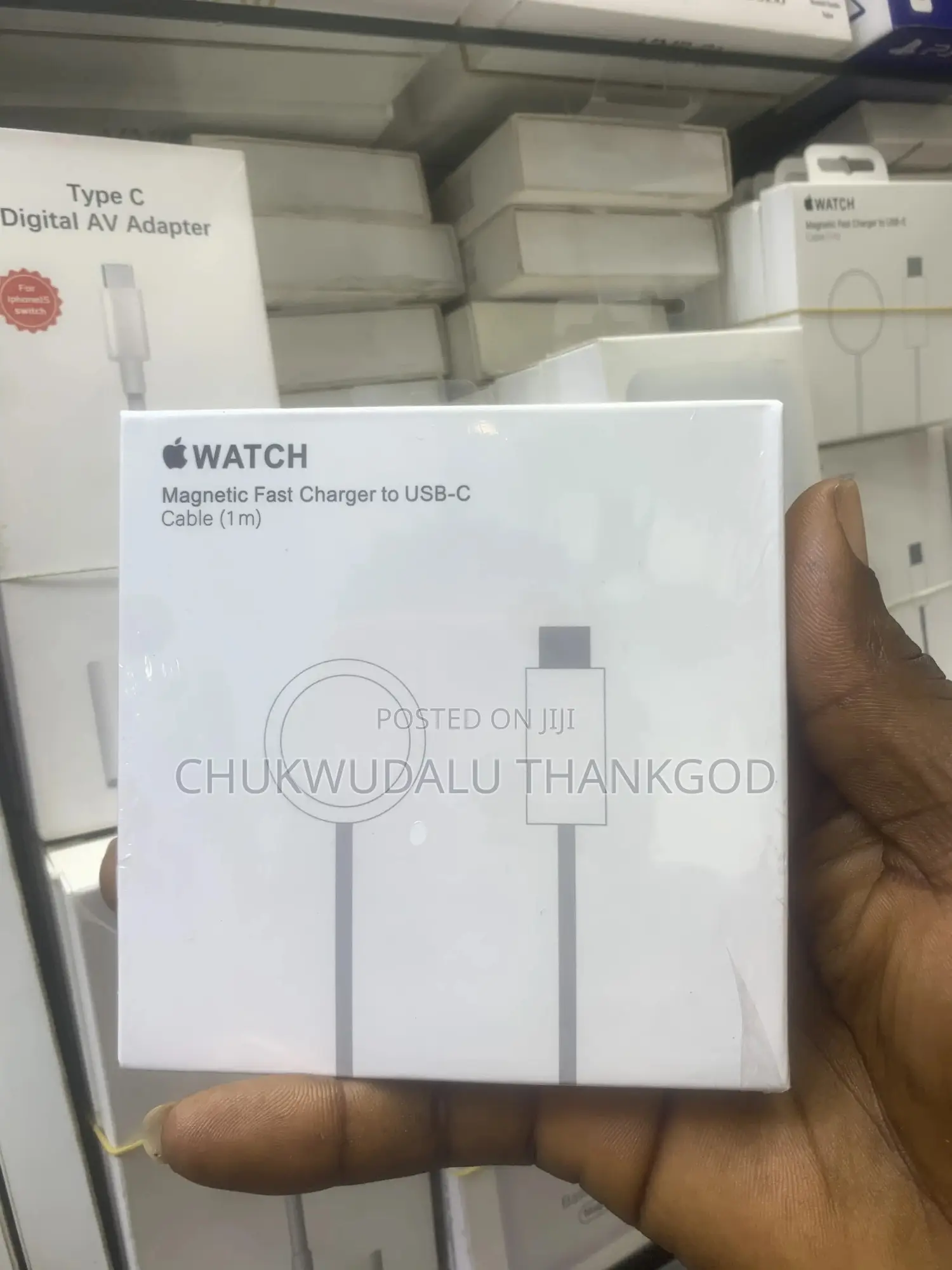 Apple Watch Magnetic Fast Charger to Usb-C Cable (1m)