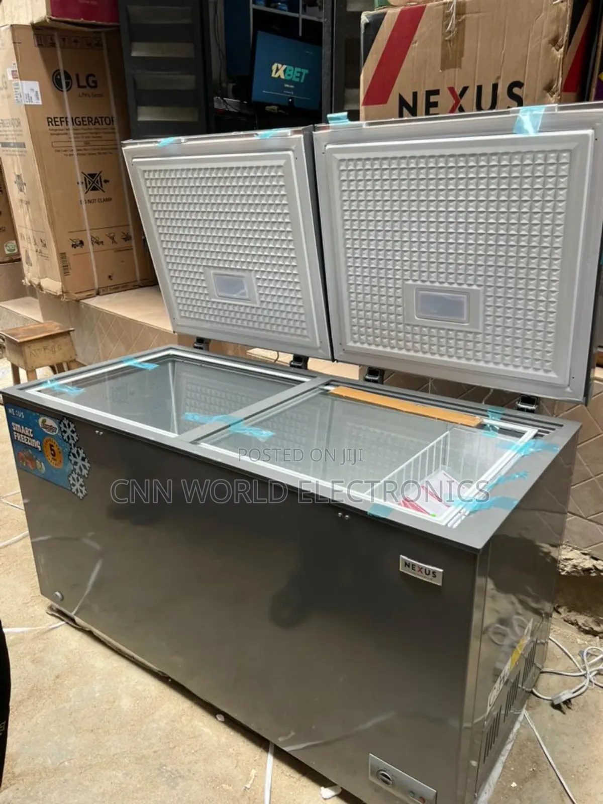 New Nexus Inverter Double Door Chest Freezer (600l) Super Freezing