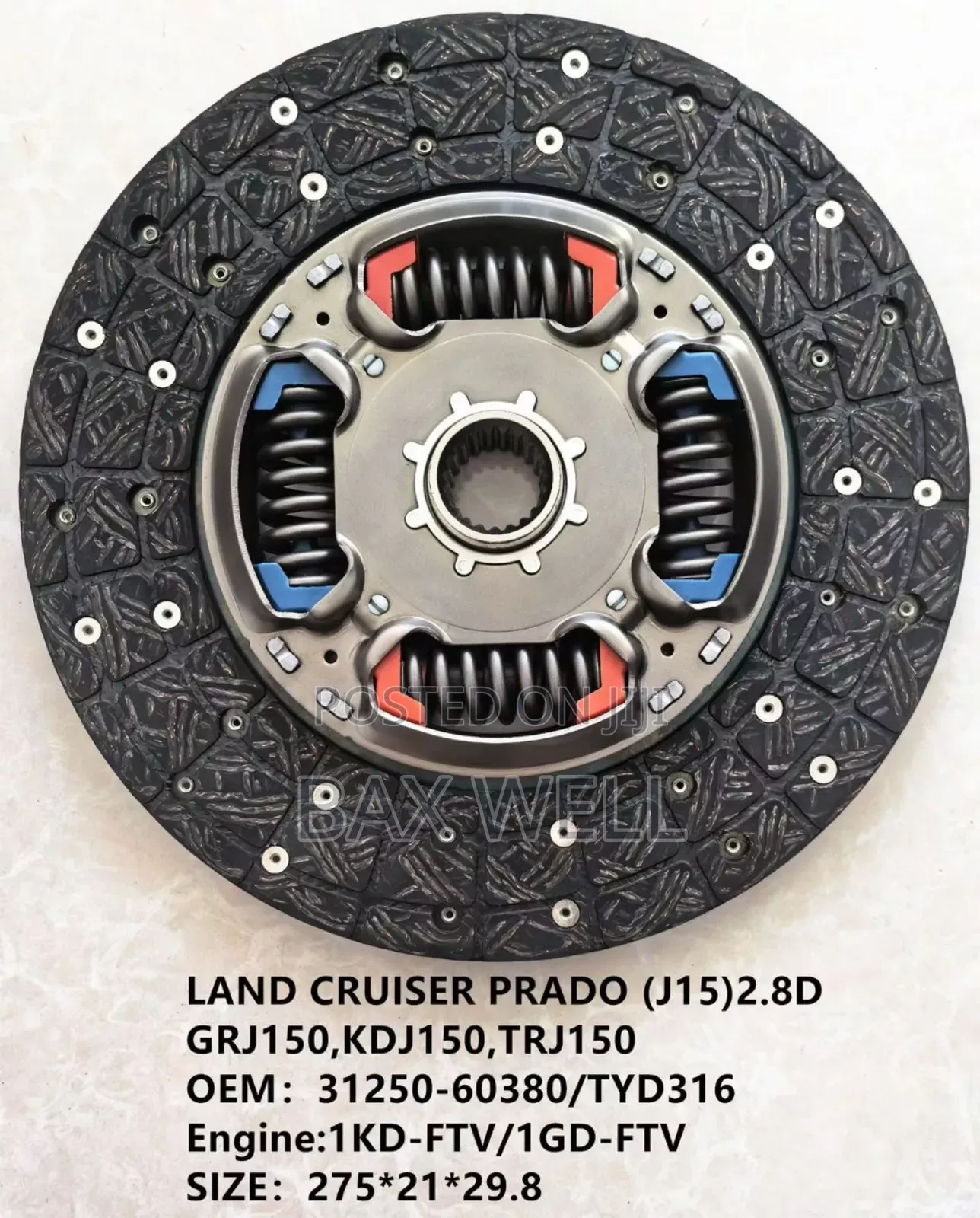 Original Brisco Disck and Plate 2kd Landcruiser Diesel