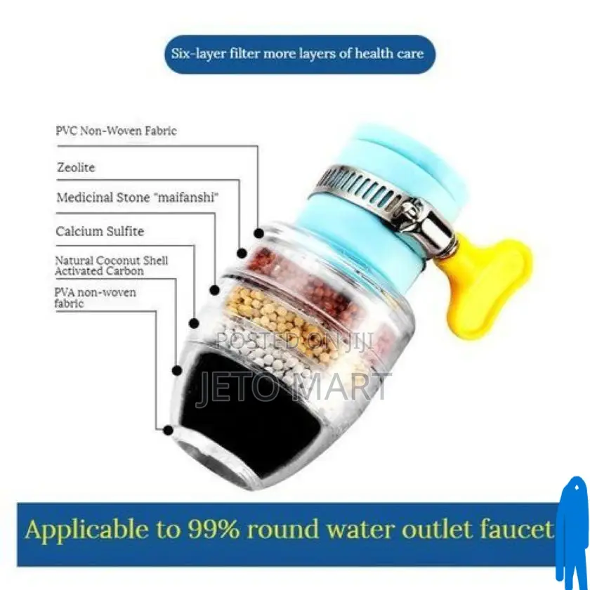 Comprehensive Six-Layer Household Tap Water Filter Purifier
