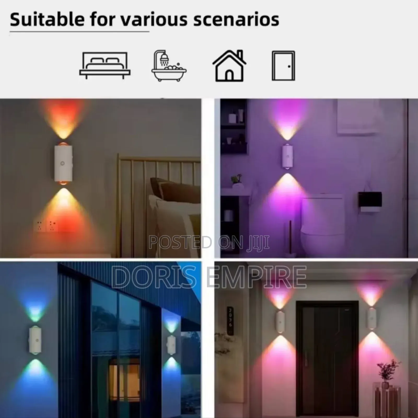 Smart Infrared Sensing Charging Wall Lamp Self-adhesive Magnetic
