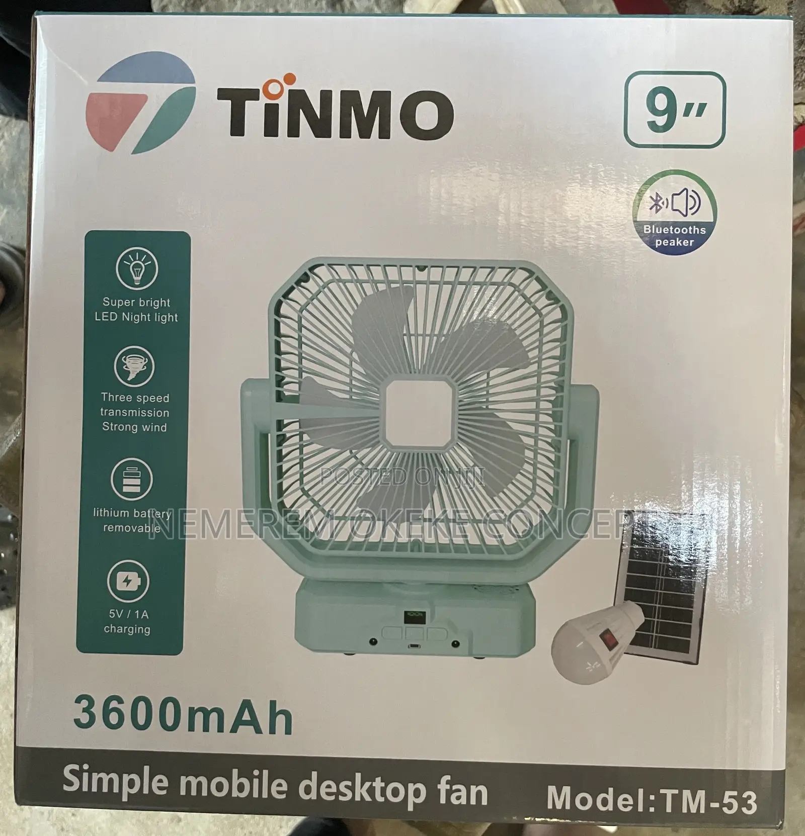 Tinmo Mini Table Fan