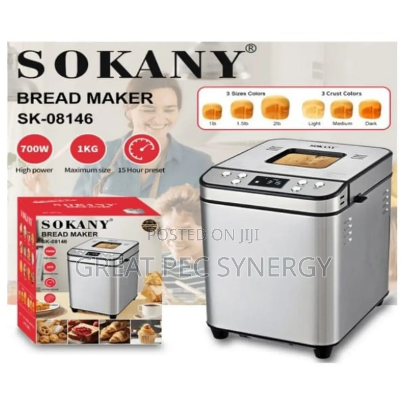 Sokany Bread Maker