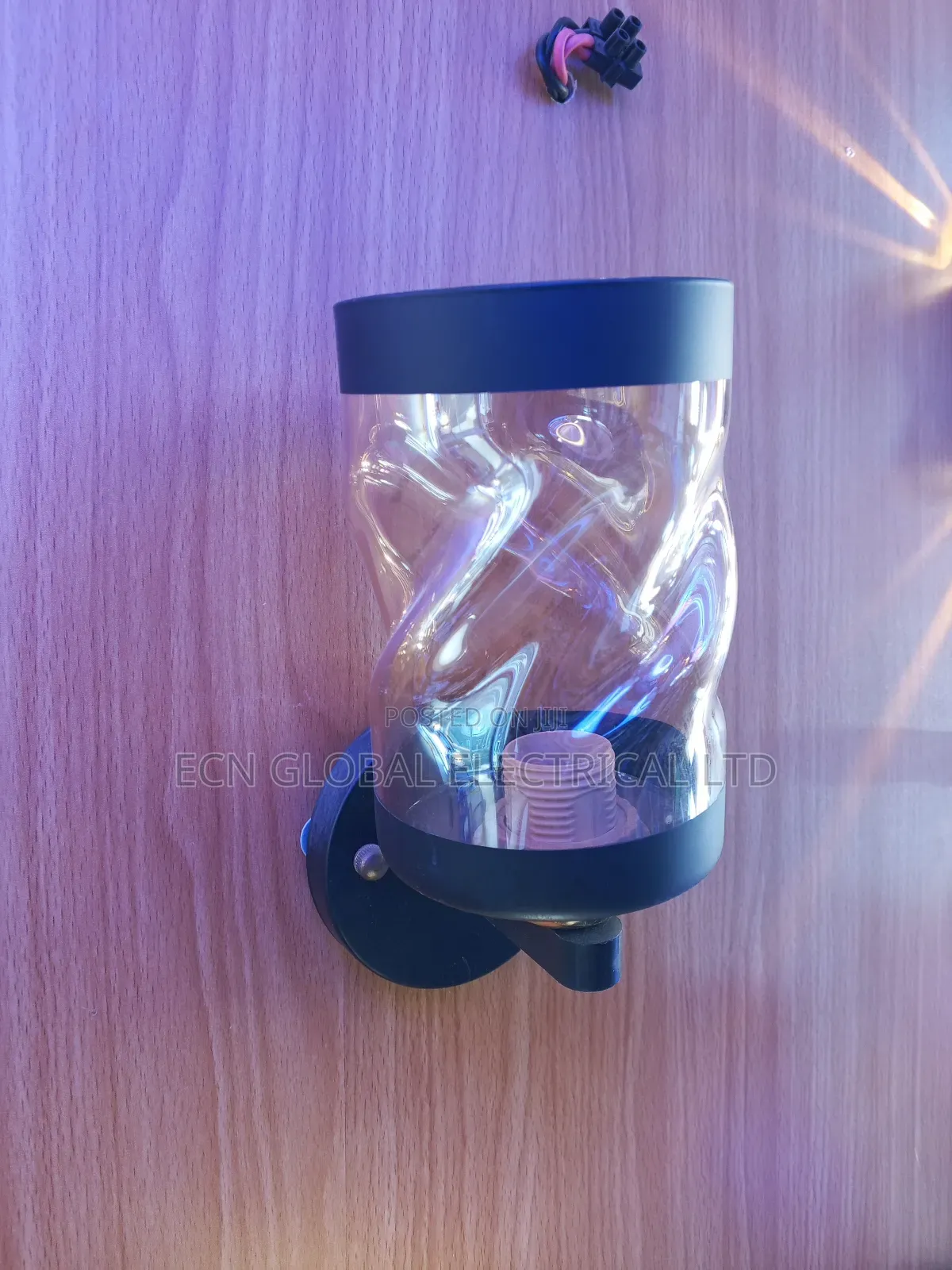 Glass Wall Bracket Lamp – E27 Bulb Holder Decorative Wall Light