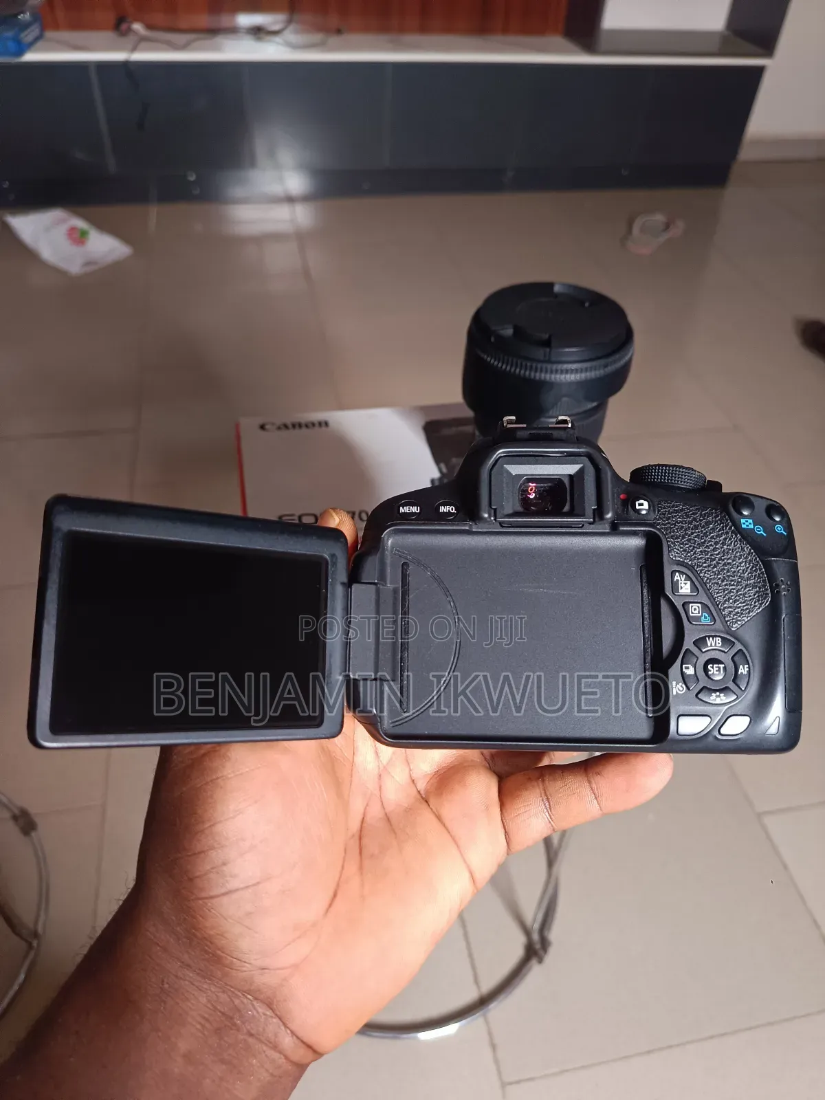 Canon 700d With 17-50mm Sigma Wide Angle Lens .