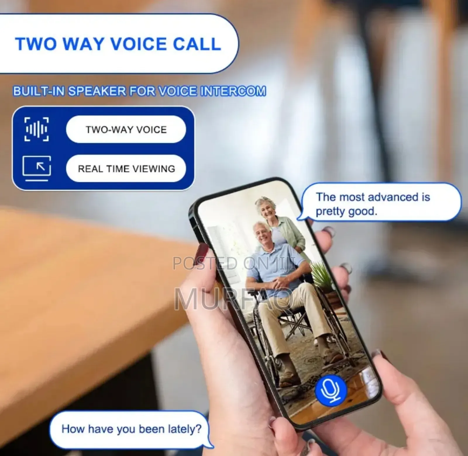 Wifi Video Doorbell Camera With Night Vision Two-Way Intercom