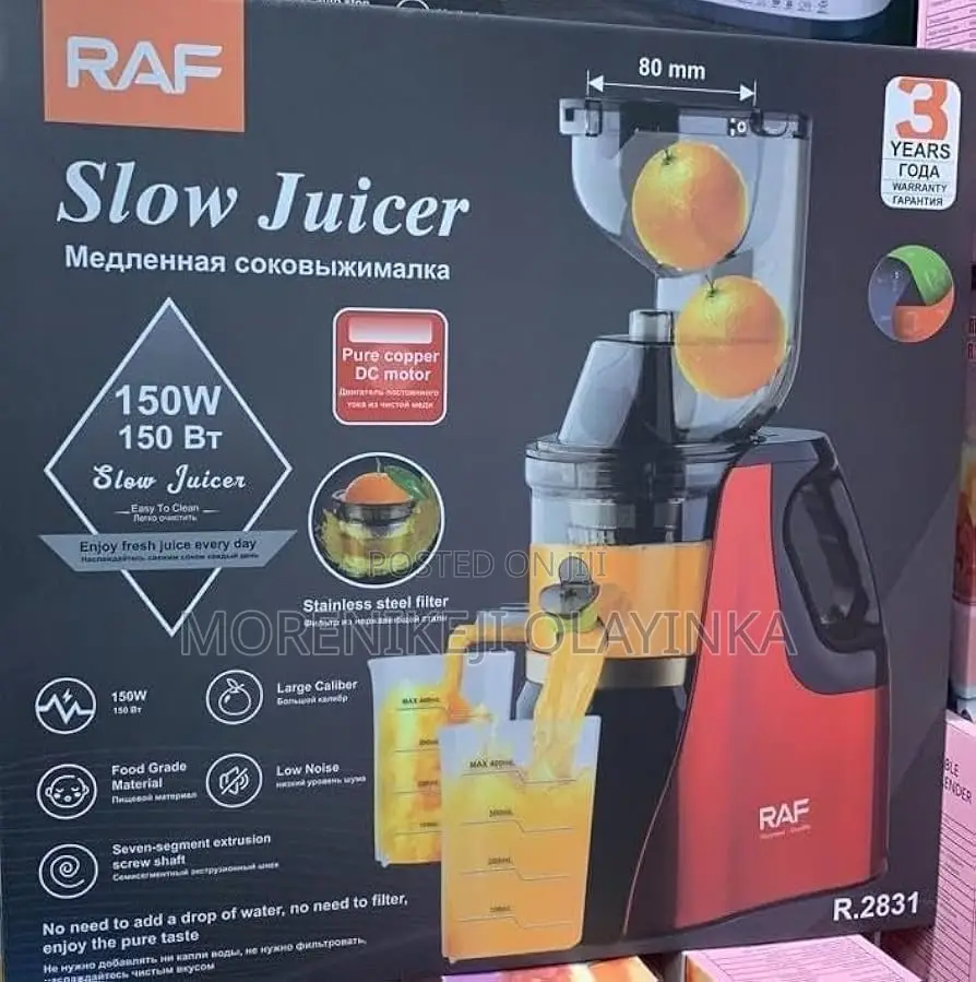 Slow Juicer 250watts